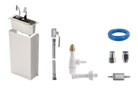 add-on, silent air compressor, oilfree, ice trowelldryer, spoondrying station, bucket drying station, drying unit, complete kit, dryer set, scoopdryer, dryingsystem, bucket dryer, tray drying station, pu hose, scoop dryers, siphon, connections, reinforced