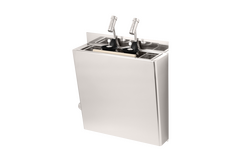 Portioniererdusche Unlimited Silver WATERSTOP Double Exclusive