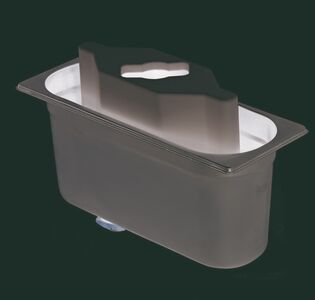 Portioniererdusche spatulaShower Comfort Silver