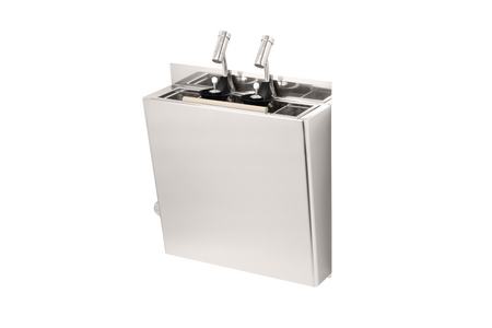 komplett-station, siphon, panzerschlauch, lange edelstahlanbauhalterung, mobiles spuelsystem, niedriger wasserverbrauch, oekologisch, portionierreiniger, praktikabel, qualitaetsprodukt, ablauf-kit, geruchsverschluss, regelbar, portioniererspuele, dusche