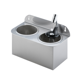 Portioniererdusche Unlimited Silver Rund