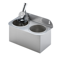 Portioniererdusche Unlimited Silver WATERSTOP Rund