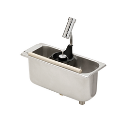 Portioniererdusche Comfort Silver WATERSTOP