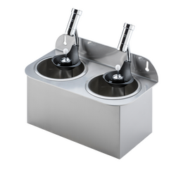 Portioniererdusche Unlimited Silver WATERSTOP Rund